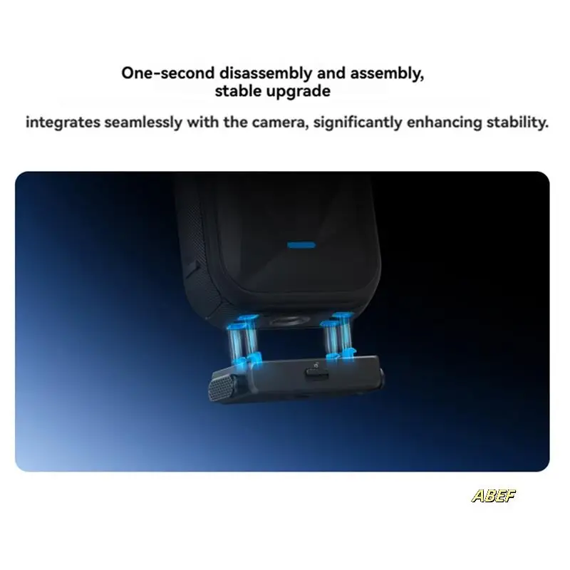 ملحقات الإفراج السريع المغناطيسي لـ Insta360 X5 سبائك الألومنيوم 1/4 بوصة واجهة ملحقات التفكيك السريع