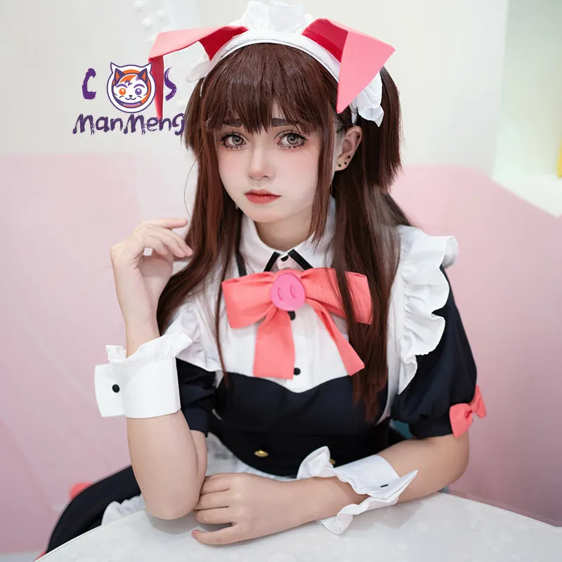 

В наличии: Костюм для косплея Аниме Акита Мейд Вар (Вахира Нагоми) — платье в стиле сладкой Лолиты, головной убор, носки, униформа для Хэллоуина и карнавала.