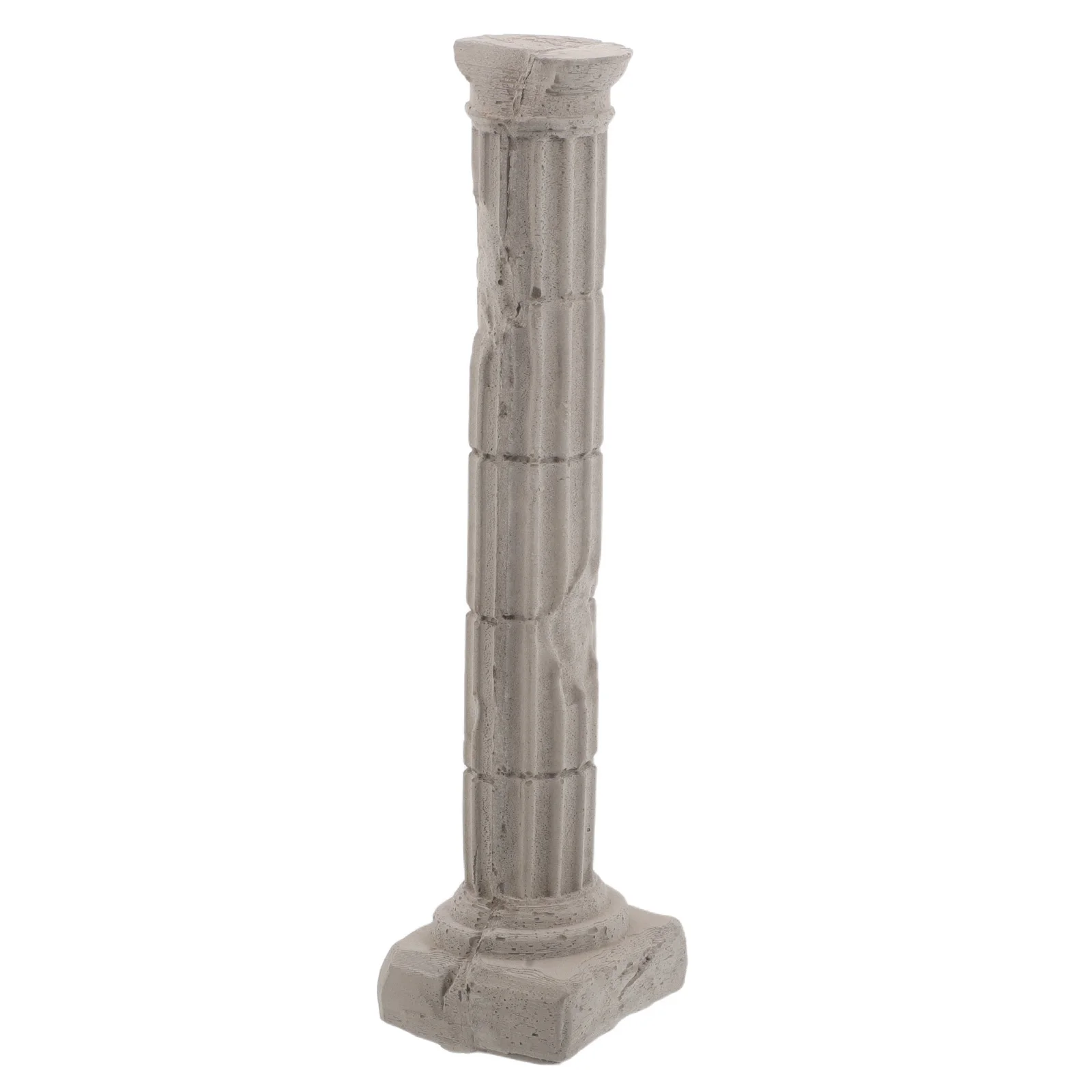 

Roman Column Cement Aquarium Decoration Ancient Pillar Ornament for Fish Tank Crabs Guppy Landscape Roman Column