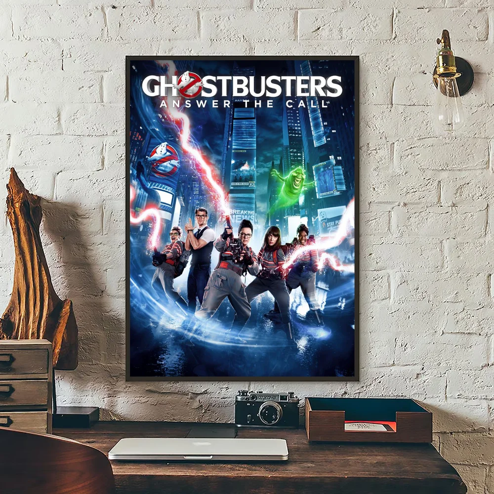 G-ghostbusters-粘着アートポスター,HD品質の壁アート,家の装飾のためのレトロなポスター