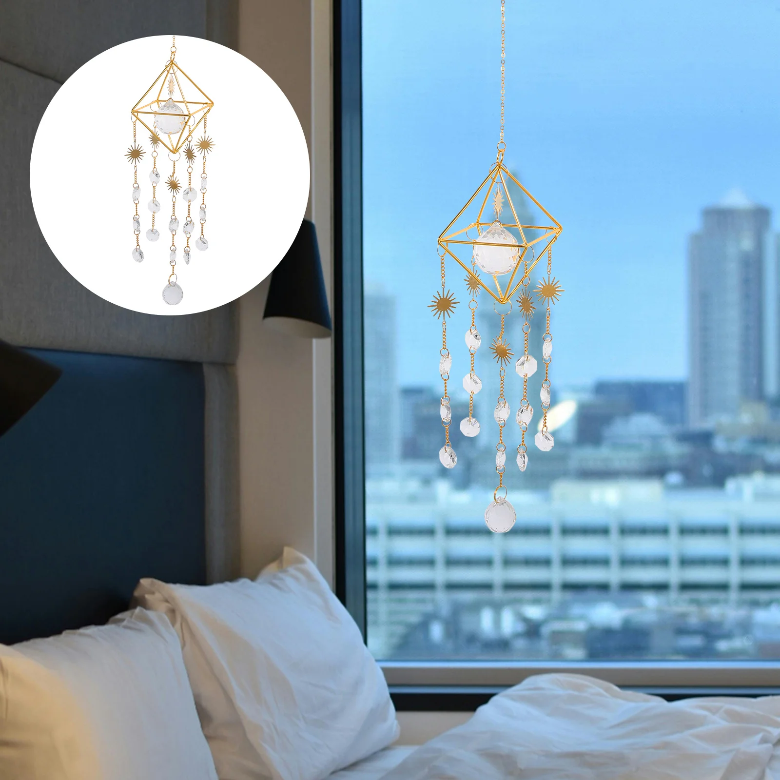 

Crystal Pendant Light Hanging Decoration Romantic Wedding Party Lamp Ornament Valentine Decor Crystal Decoration for Lamp