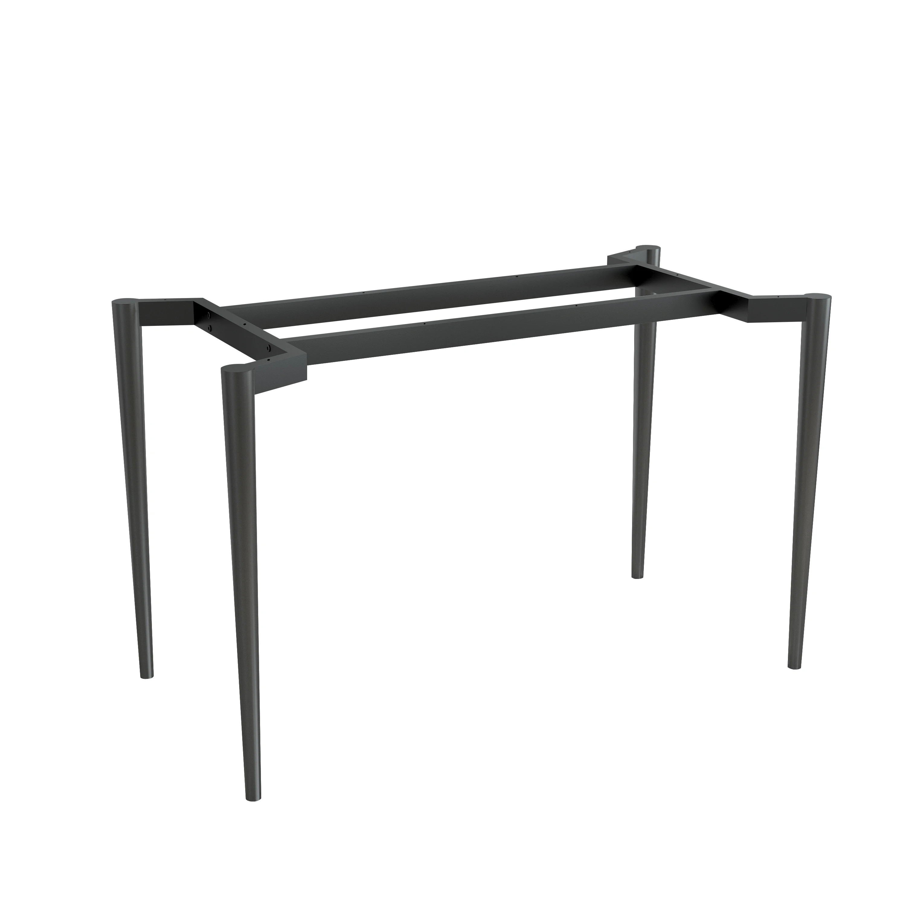 Piedini per tavolo da pranzo personalizzati in lastra di roccia di marmo in acciaio inossidabile, staffe per piedi in metallo,