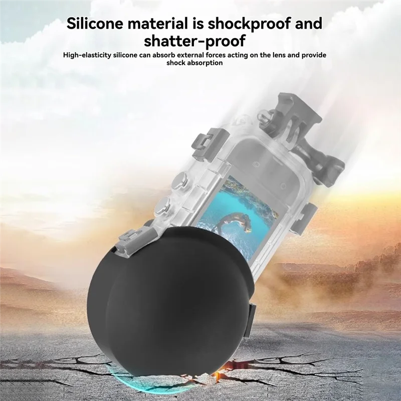 【Oferta exclusiva!】Para Insta360 X5 Estojo de mergulho invisível Protetor de lente Capa protetora Pleochroic Tampa de lente Acessórios para câmeras de ação
