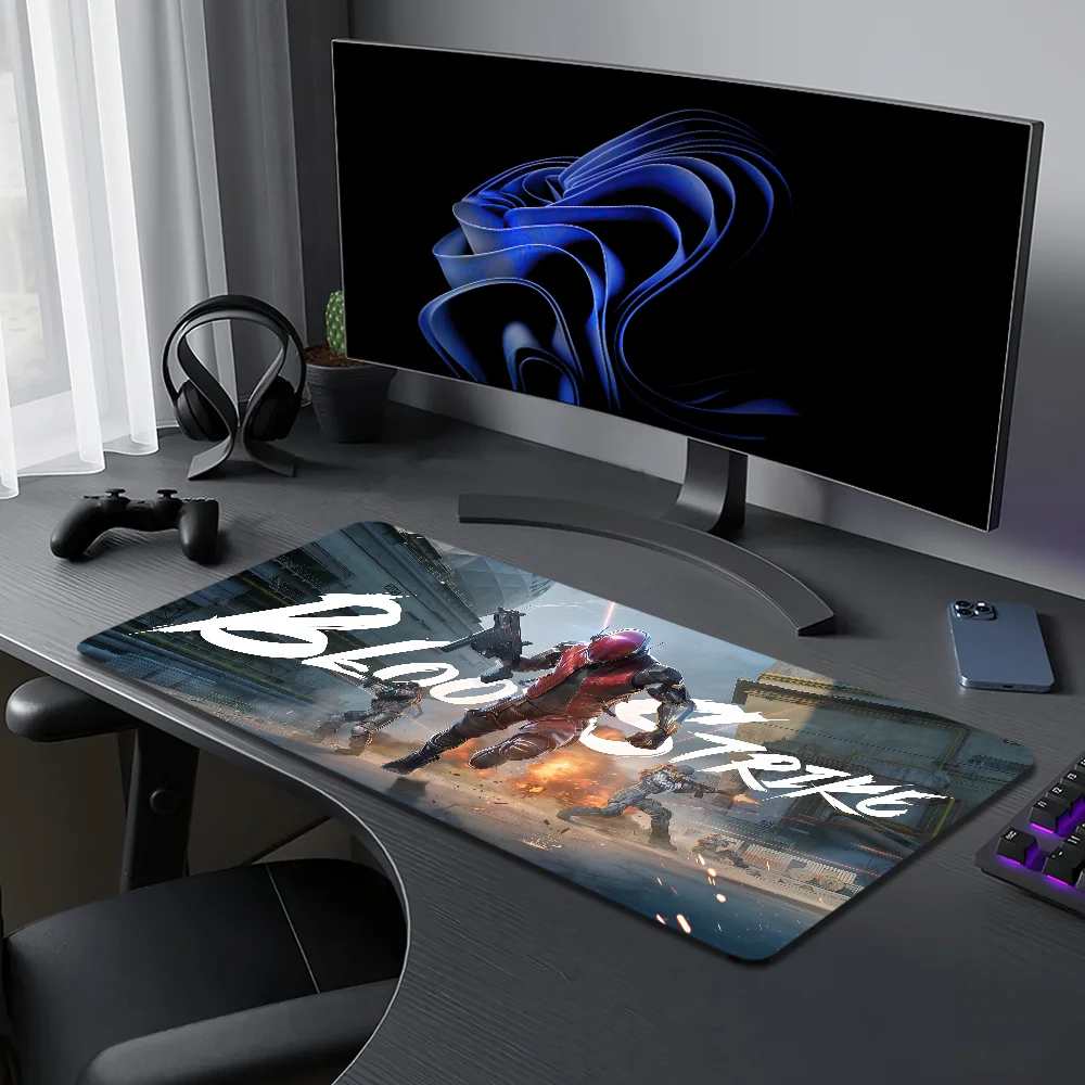 لوحة ماوس مضادة للفرش للمنزل بلود مخصصة مريحة للمكتب مطاطية كبيرة لعبة سترايك حصيرة مكتبية لوحة مفاتيح الكمبيوتر غير قابلة للانزلاق