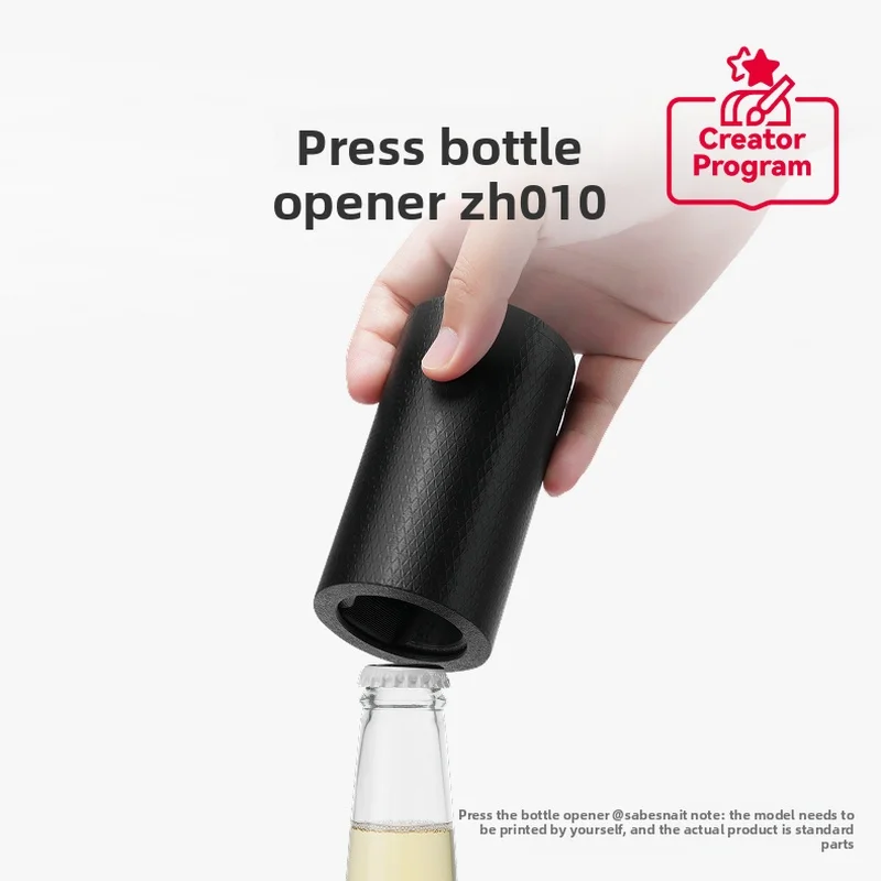 Original brand new press-type bottle opener ZH010 Maker Treasure House Creative for Bambu lab 3D printed model component