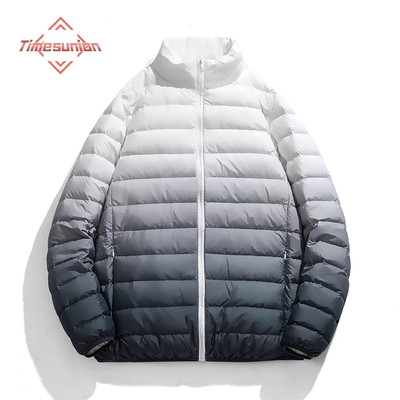 

90% White Duck Down Lightweight Down Jacket With Solid Standing Collar Casual and Versatile Warm Down Jacket for Men and Wome