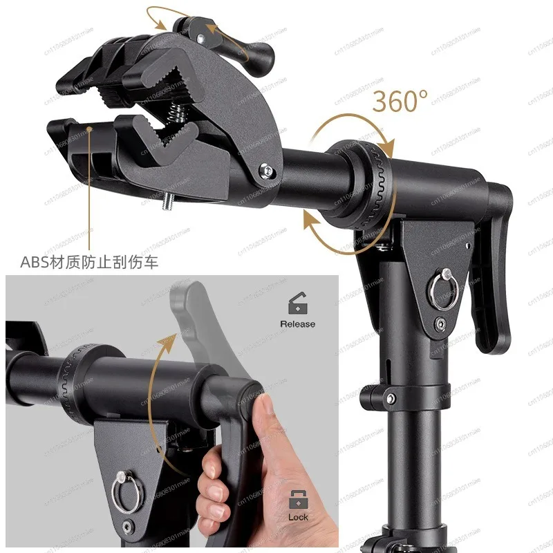 Desktop Bicycle Maintenance Support Rack Portable Repair Parking Hanger For Mountain Road Bike Cycling Use