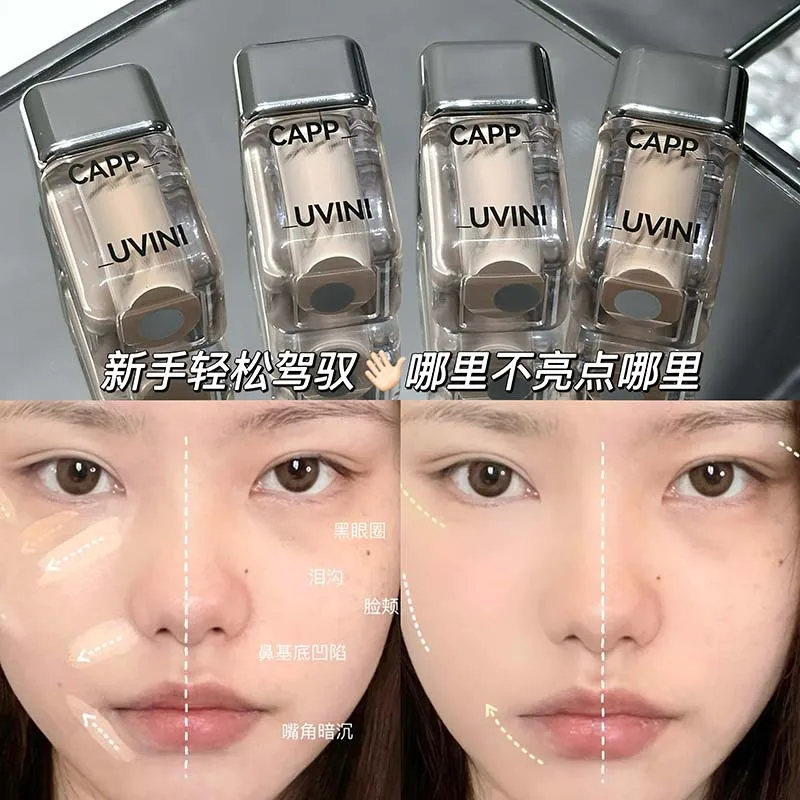 Concealer Crystal Small Ice Cube Covers Dark Circles Acne Scars Natural Finish for Student Daily Office Essential Makeup