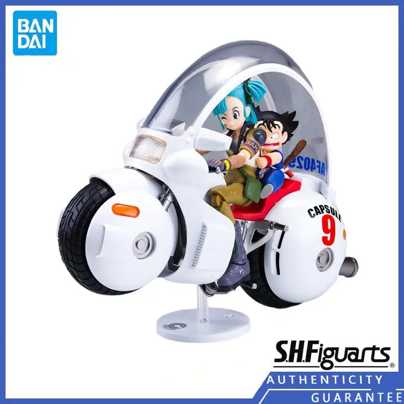 

[In stock] Bandai S.H.Figuarts SHF 13.5cm 17.5cm Bulma DRAGON BALL No.9 Bike Garage Kits Anime Figure Cartoon Model Toys Gifts