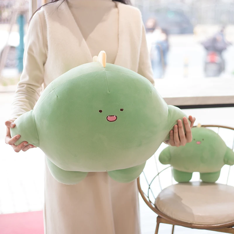 Ensemble de jouets d'animaux en peluche de dessin animé, gros dinosaure en peluche, ours polaire,