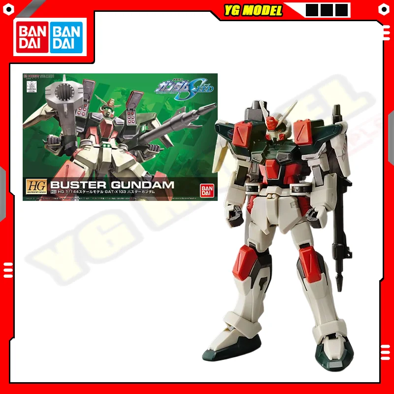 Набор стандартных моделей BANDAI HG BUSTER GUNDAM HG SEED R03 1/144 GAT-X103, Оригинальные фигурки героев единорога