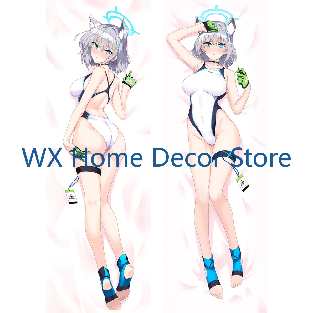 

Anime Blue Archive Sunaookami Siroko Gift Sofa Room Pillow Case Cartoon Decoration Cushion Dakimakura Cover Hing Pillowcase