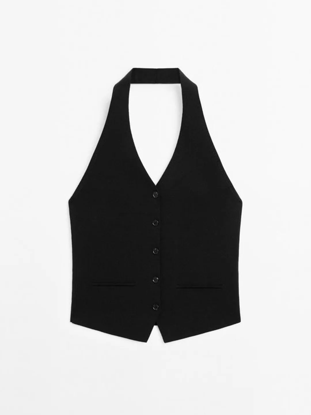 Primavera verão nova chegada feminina fino ajuste colete de malha ne pendurado v-ne bal ol commute sle terno regata