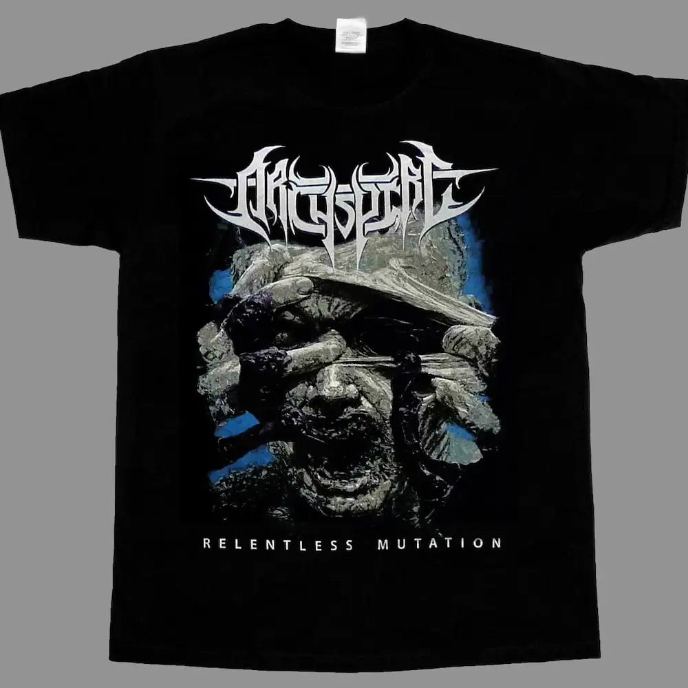 Archspire Vintage T Shirt Relentless Mutation Australian Metal Music Aesthetic Clothing Throwback Style Retro