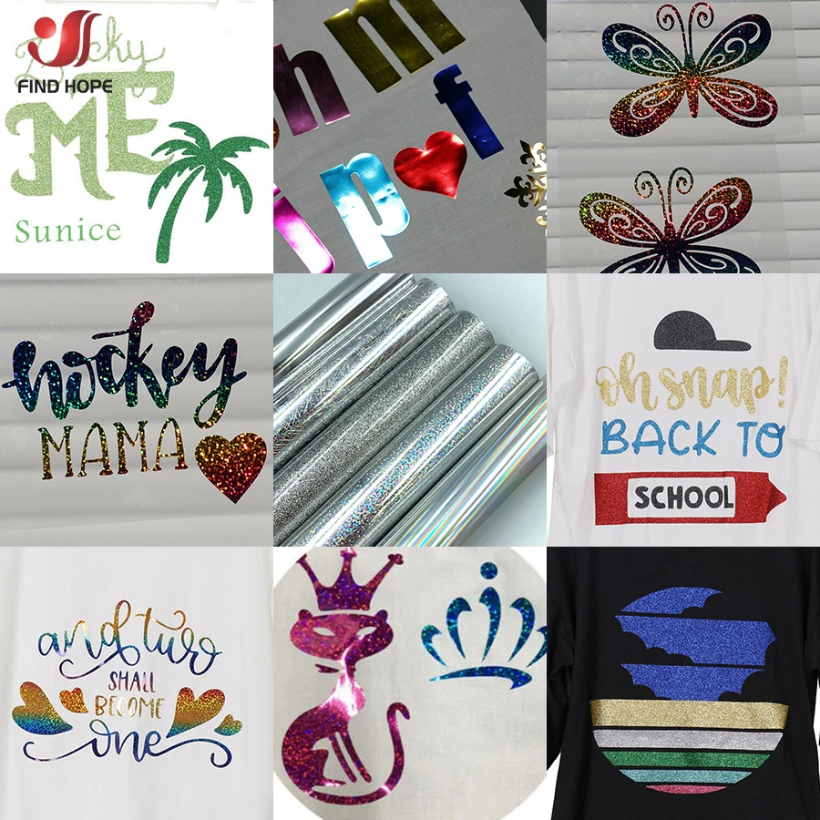 ฟิล์มไวนิล HTV แบบตัดง่าย ขนาด 5.9x7.8 นิ้ว (20x25 ซม.) 5 ชิ้น หลายสี สำหรับเสื้อผ้า กระเป๋า งาน DIY ใช้กับเครื่องตัดได้