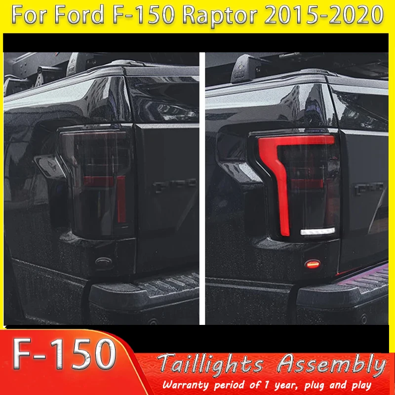 

Car Tail Lamp for Ford F150 2015 2016 2017 2018 -2020 Plug and Play LED Turn Signal Accessories for Ford F150 Led Tail Lights