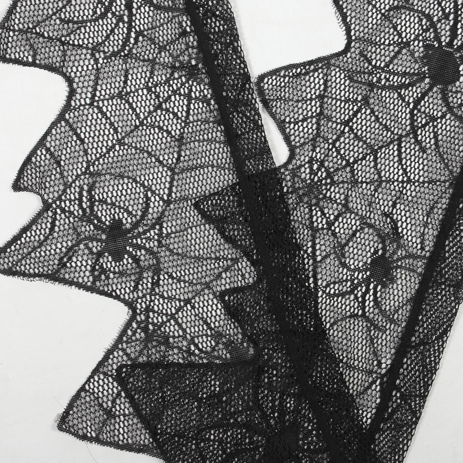 

Spider Web Window Curtain Halloween Horizontal Hanging Creepy Door Curtain Photo Backdrop Horror Party Decoration