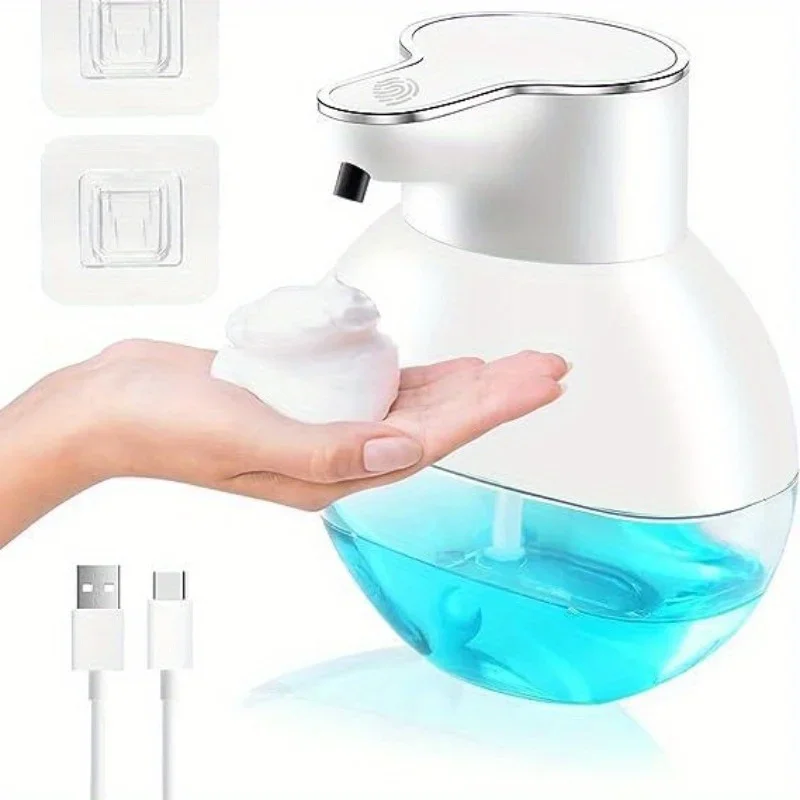 

Automatic Soap Dispenser Touchless Sensor Foam Type-C Charging High Capacity Smart Liquid Adjustable FoamingSoap Dispenser