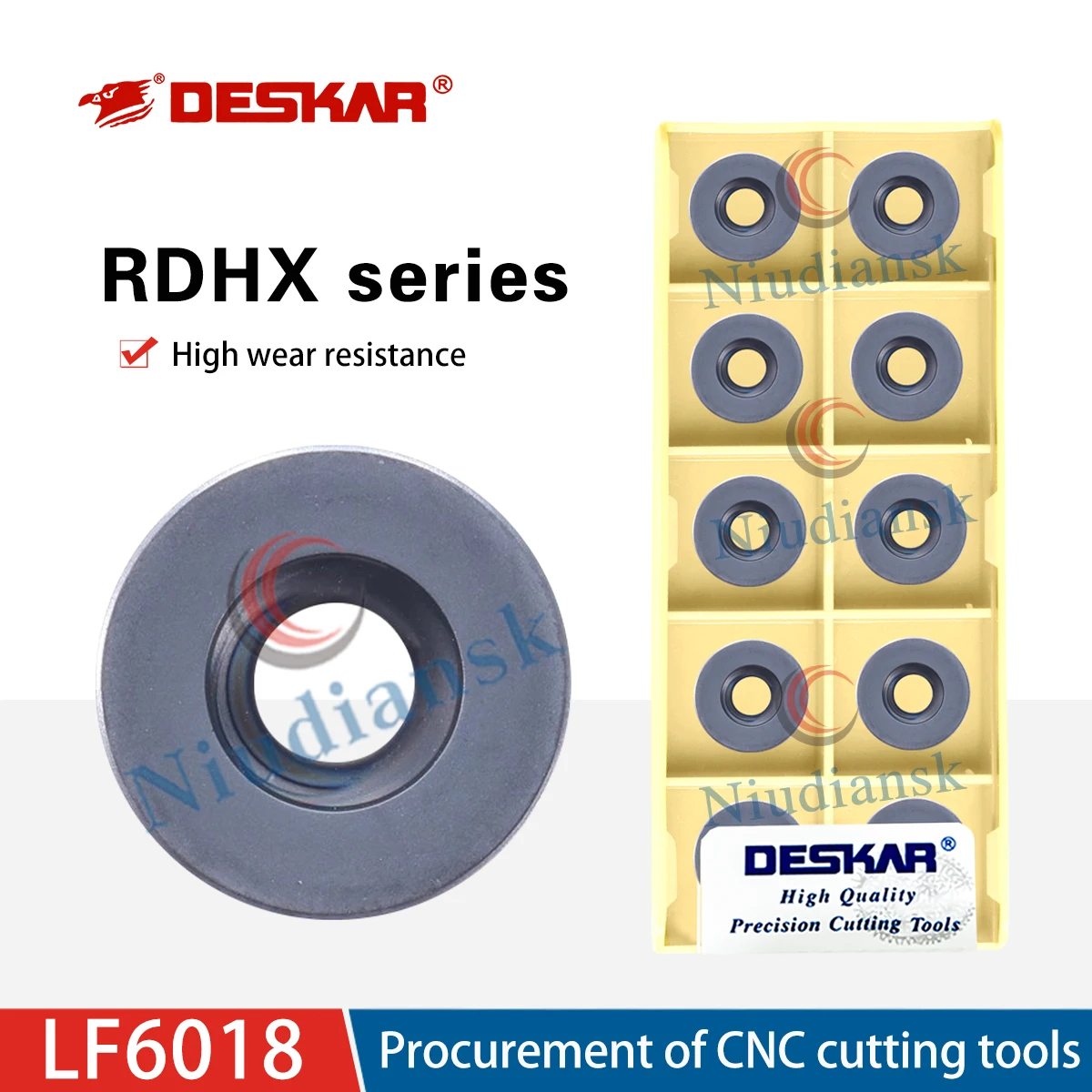 

RDHX1003MOT LF6018 RDHX12T3MOT LF6018 Токарный станок с ЧПУ, круговой режущий фрезерный лезвие, токарный инструмент для обработки нержавеющей стали