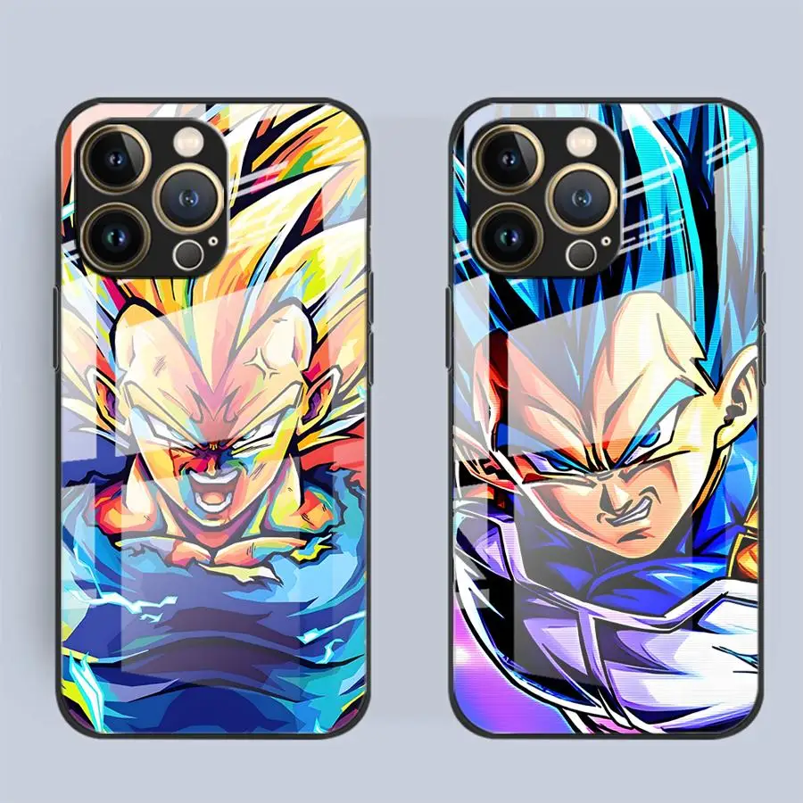 Cover per Iphone 14 Pro Plus (6.7) Manga Dragon Ball Vegeta Blu