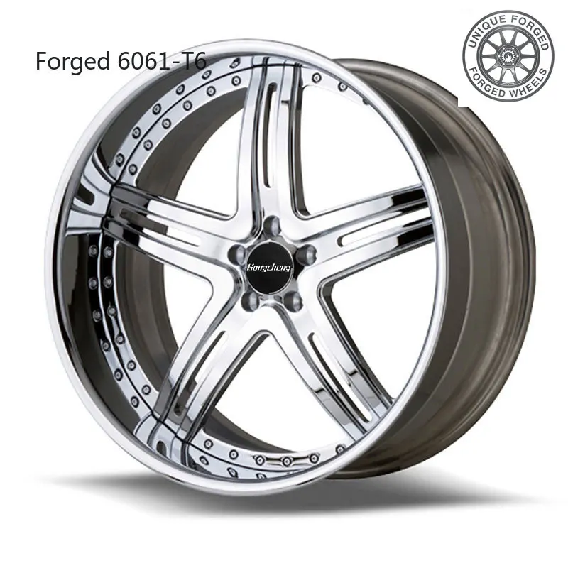 

New model of 26Customize Forged 2 Piece Wheel 18 20 22 24 26 28 Inch 5x120 Passenger Car Wheel for Modified Car Alloy Rim