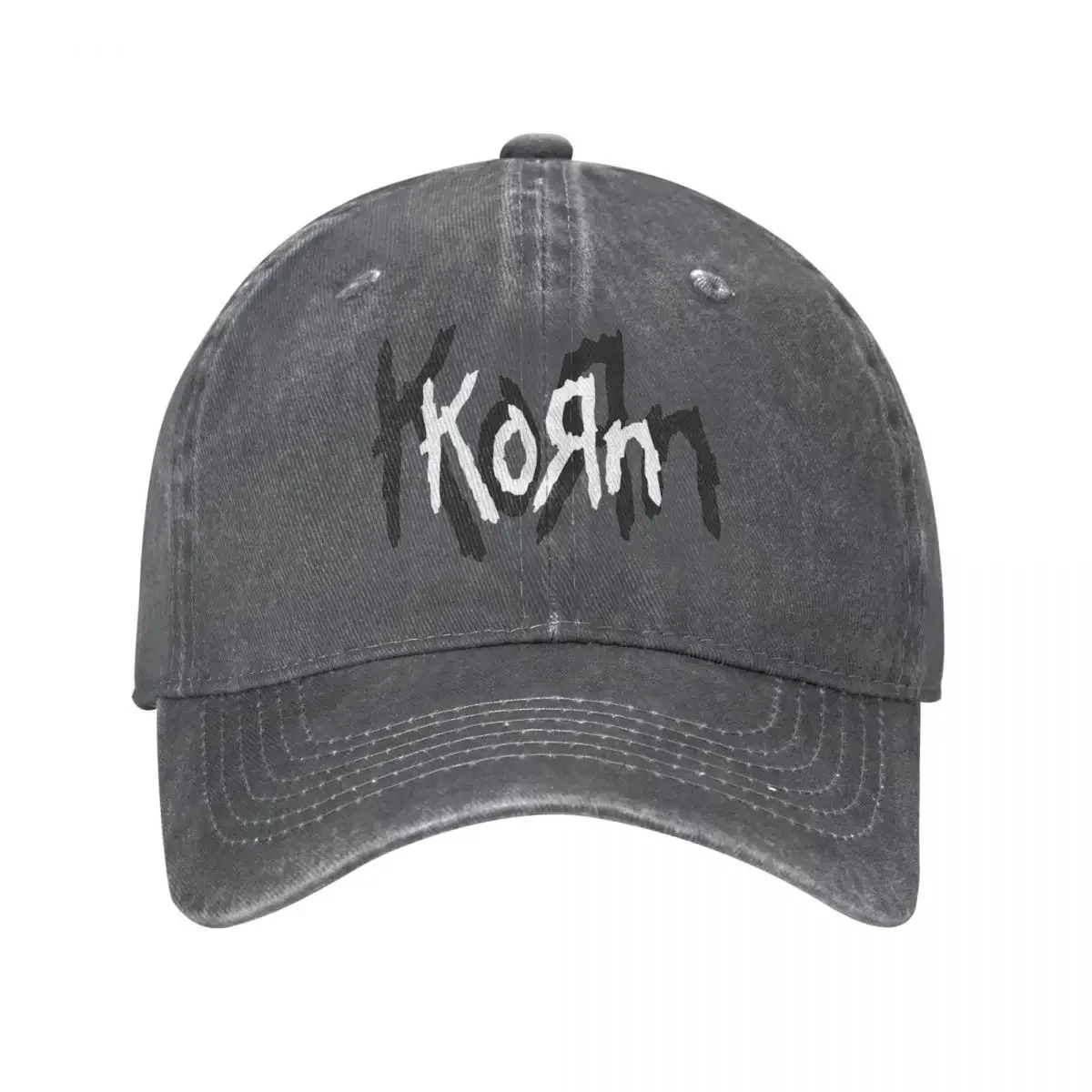 Korn Rock Music Unisex Baseball Caps Distressed Cotton  Hat Retro Outdoor All Seasons Travel Headwear