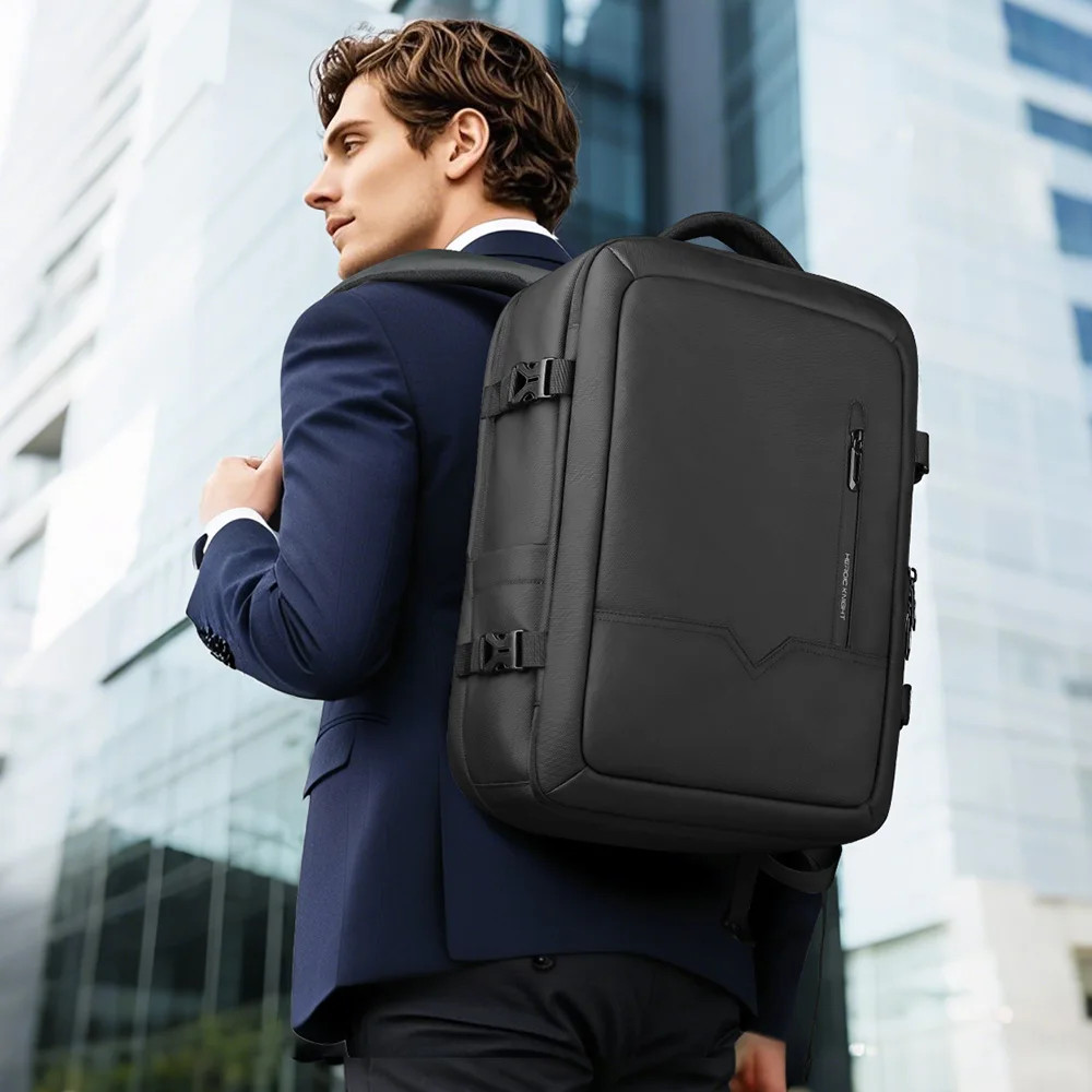Heroic Knight Travel Men 17.3 Inch Laptop Backpack Luxury Business Carry On Backpack Water Resistant Fashion College Backpack