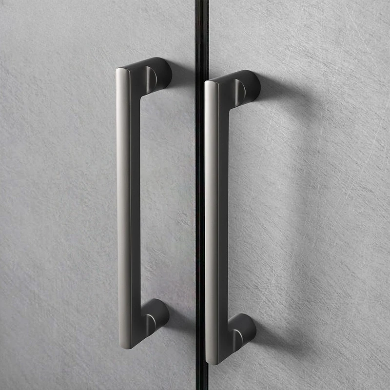 Modern Simple Furniture Handles Brushed Gold Cabinet Knobs Elegant Wardrobe Dresser Pulls Kitchen Cupboard Handle Door Knob