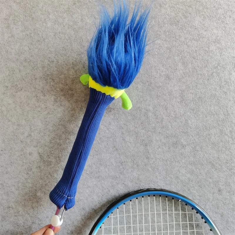 Dopamin Genie Badminton Schläger Griff Abdeckung Plüsch Puppe Griff Protektoren Handwerk Geschenk