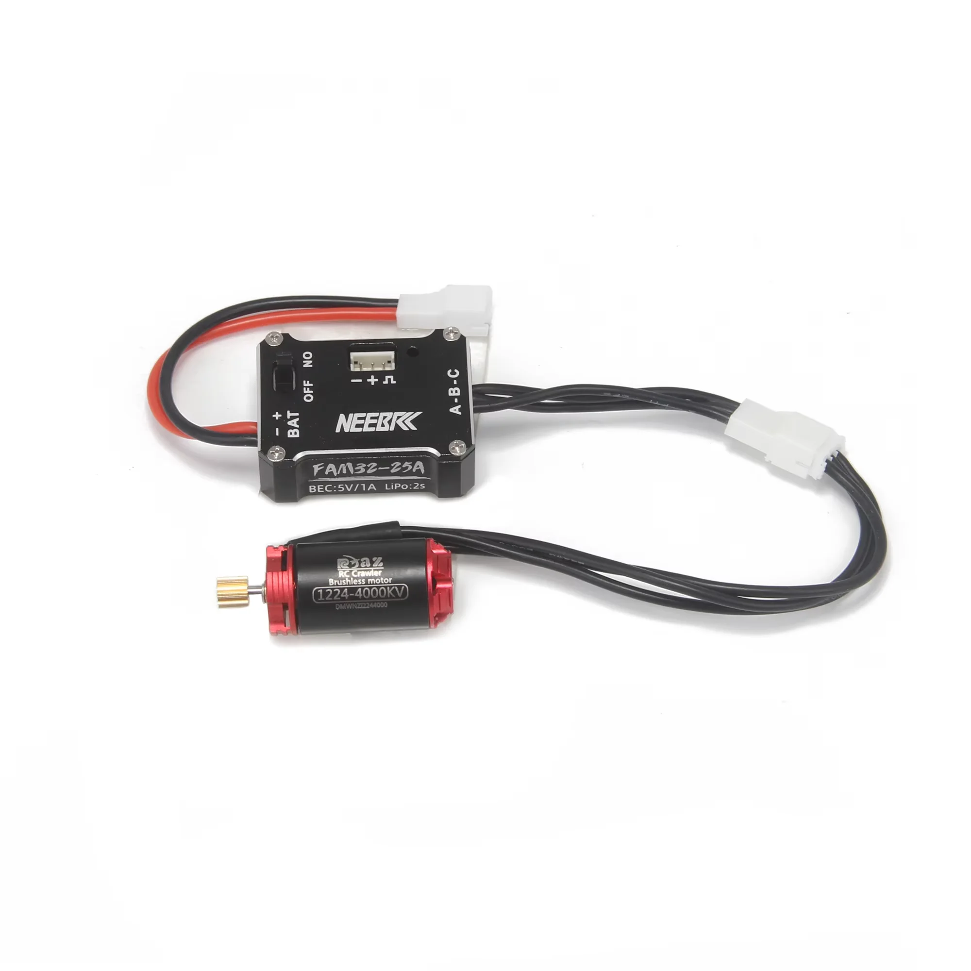 1224 Brushless Motor 4000KV 5000KV 25A Metal ESC 5V/1A for 1/18 1/24 1/28 SCX24 Mini RC Crawler Micro Drift Car Upgrade Part
