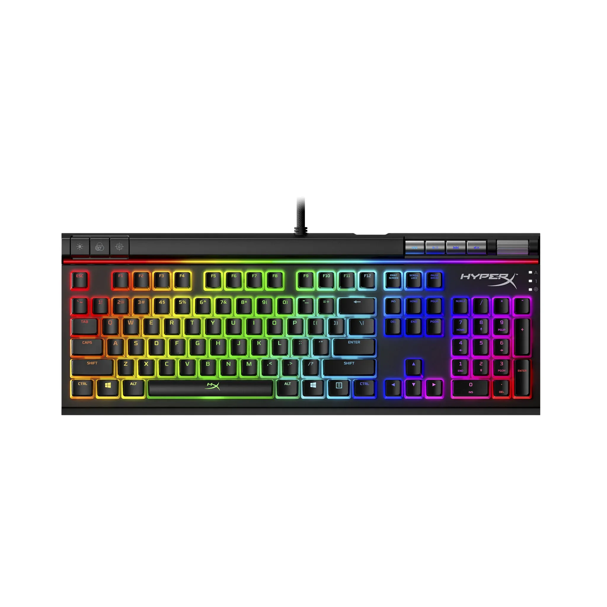 Hyper X Alloy Elite 2 Hyper Red Rgb Led Full Size Dedicated Mechanical Gaming Keyboard