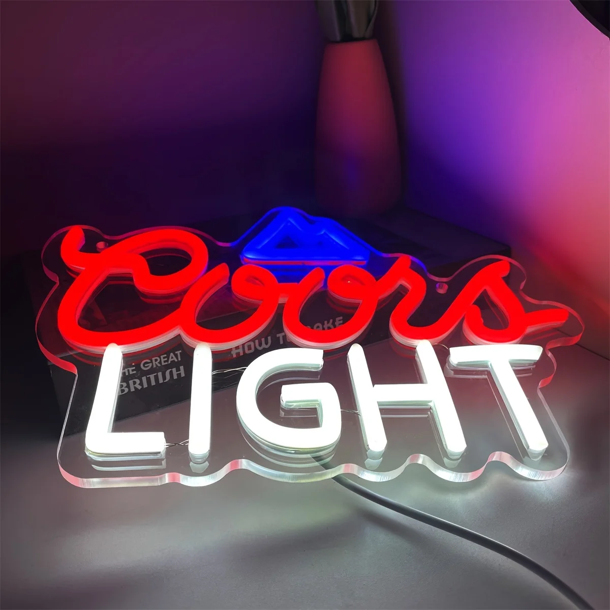 Bar Neon Sign for Bedroom Wall Decor, Led Neon Light for Man Cave Bar Pub Restaurant Wall Decor, Gifts for Men