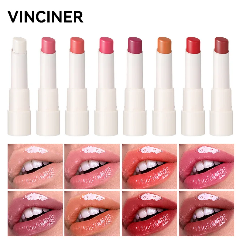 Nieuwe 8 Kleuren Hydrateren Lippenstift Blijvende Hydraat Anti Crack Shine Textuur Mollige Lip Fashion Geen Vervagende Lippenstift Cosmetica