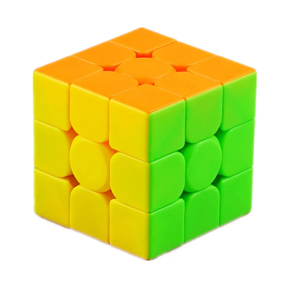 Moyu cubing ห้องเรียน Meilong 3x3 3C ไม่มีสติ๊กเกอร์เวทมนตร์3ชั้นความเร็วของเล่นปริศนามืออาชีพสำหรับเด็ก