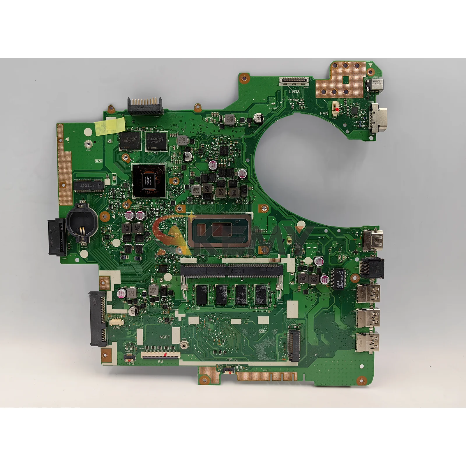 Placa base para ordenador portátil P2540FB para ASUS ProArt P2540F P2540FAC P2540FB PX554F placa base para portátil con CPU I3 I5 I7 100% pruebas OK stk