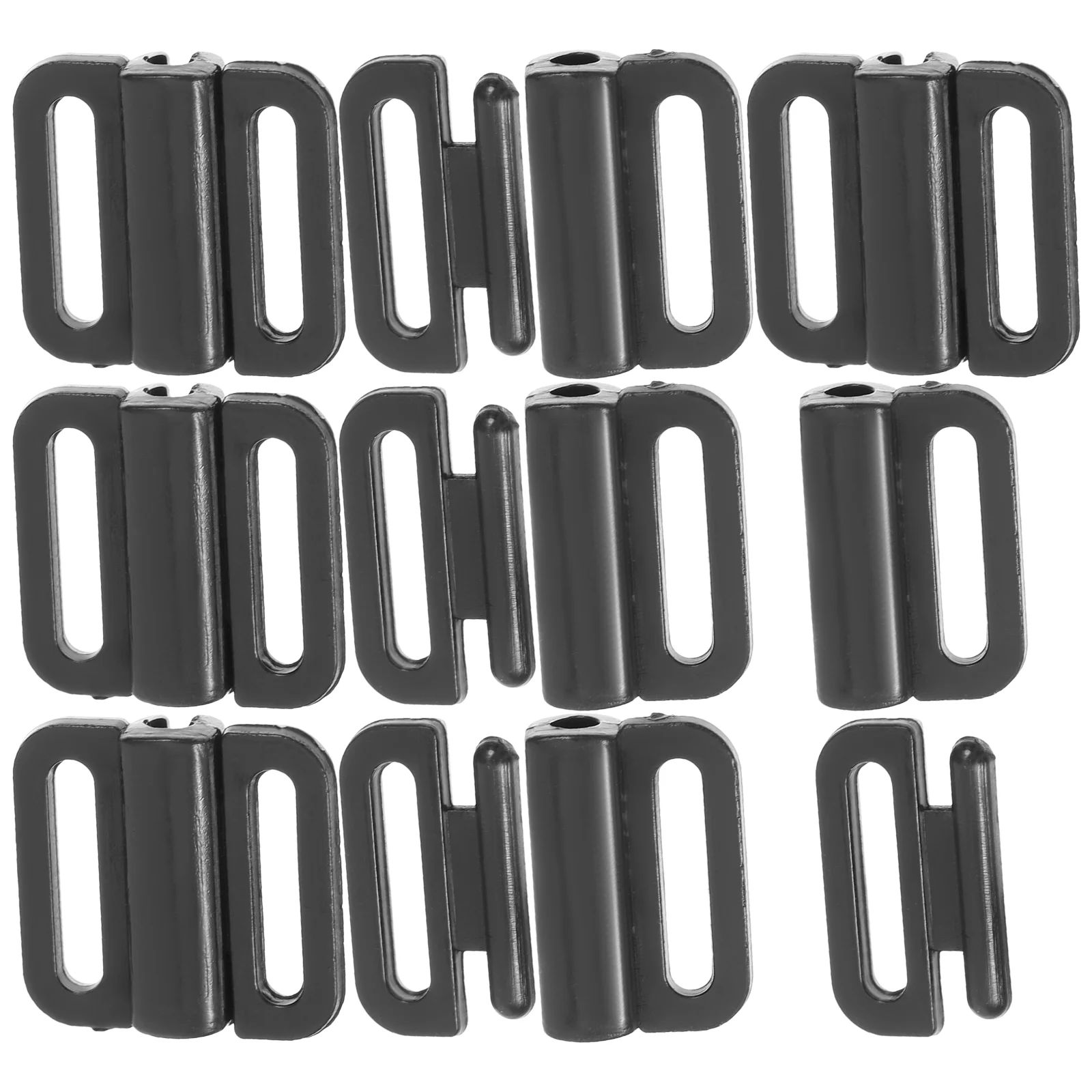 

100 Sets Button Extenders 3 Hook Double Sides Hooks Mens Belts Clasp Accessories for Women Front Closing Clasps