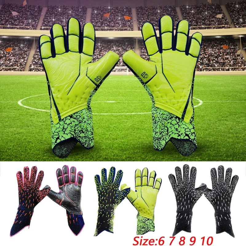 Roxxana Soccer Goalie Gloves Youth Adults, High Performance Goalkeeper Gloves, Football Gloves With Strong Grips Palms 6 Colors