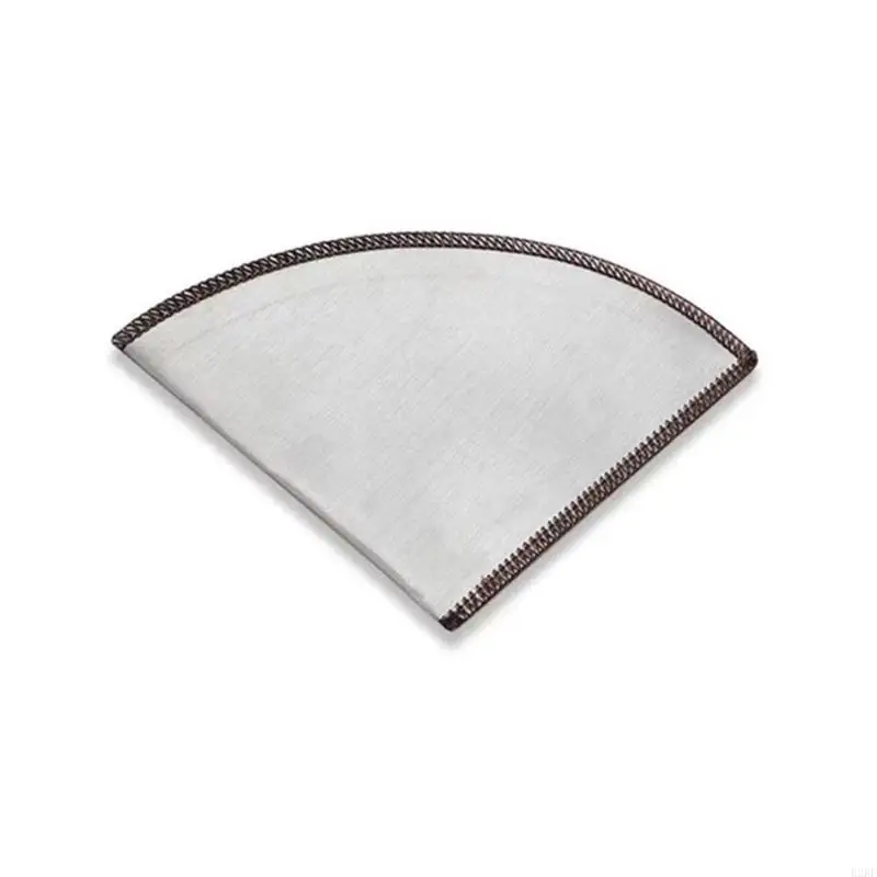 B2RF 2Pcs Stainless Steels Fine Meshes Coffee Filter Paperless Coffee Filter