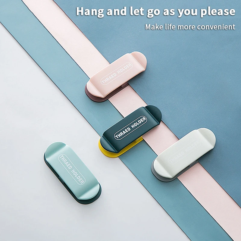 Clamp Cable Plugs Organizer Wire Clips Punch-Free Adapter Fixing Device Holder Retainer Thread Fixer Universal Hook