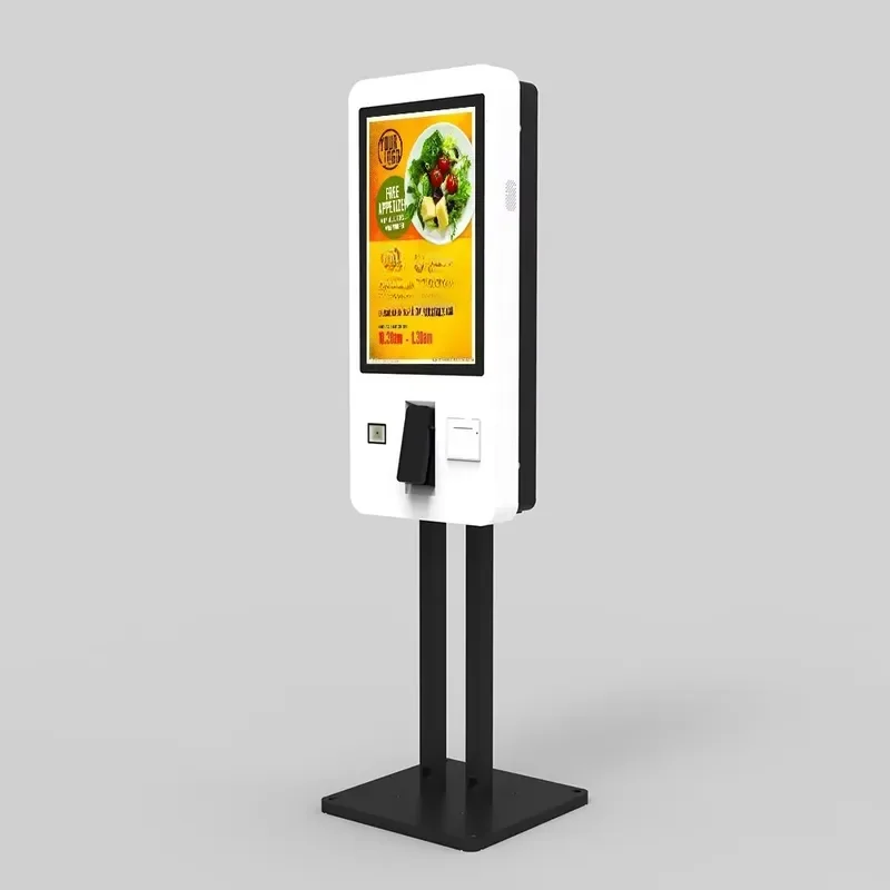 21.5 Inch LCD Self Service Kiosk Restaurant Payment System Touch Screen Ordering System
