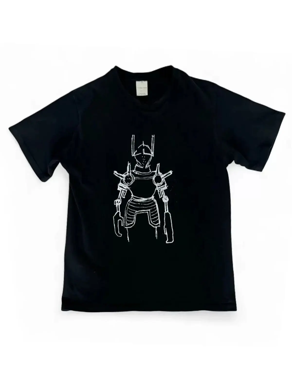 2026 Number nine Knight Bullet Hole Distressed Short Sleeve T-Shirt TX1680