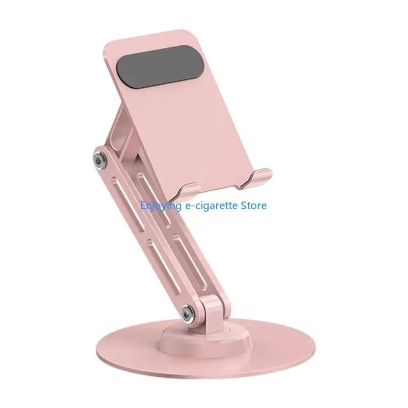 Robuster, ergonomischer Telefonhalter mit um 360 Grad drehbarer Basis, faltbaren Halterungen für Anzeige Quer- oder – Detail 5