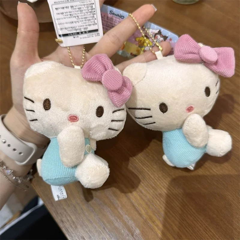 Kawaii Kt Gatto Peluche Ciondolo Seduta Laterale Kt Gatto Peluche Carino Zainetto Appeso Decorazione Zaino Regalo Simpatico Peluche