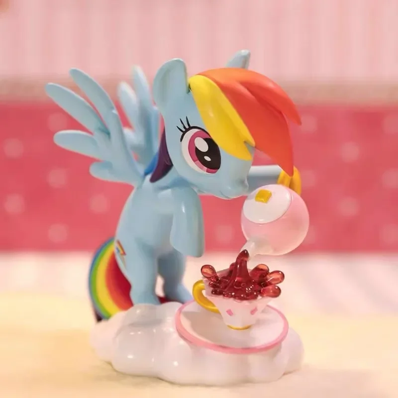 Pony Action Figure Model Coleção para Crianças, Presente Decorativo, Brinquedo Kawaii, Série Lazer Tarde, 12 peças