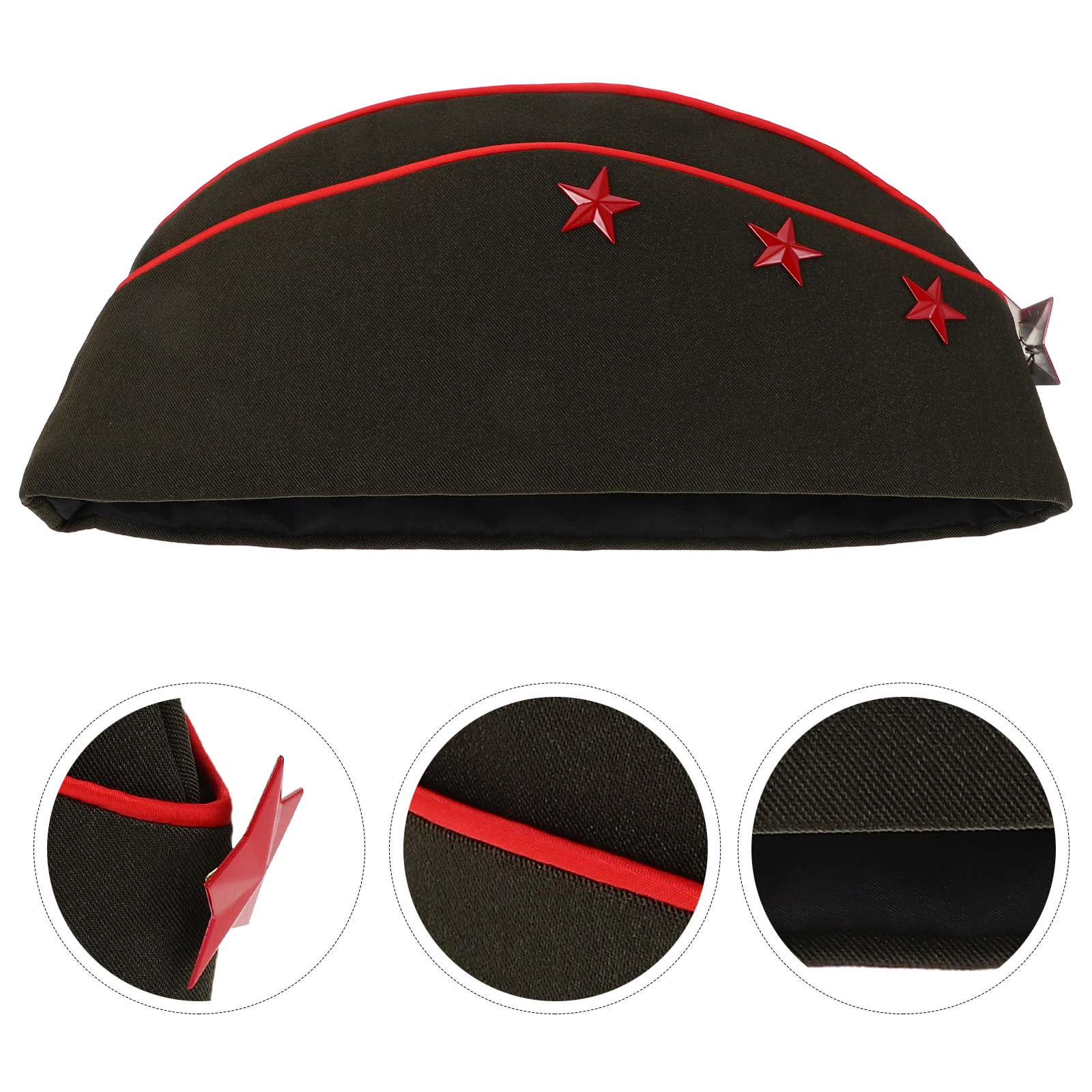 

Russian Stiff Edge Boat Style Dance Navy Costume Accessory Performance Sailor Dance Women Men Sailor Costume Headwear