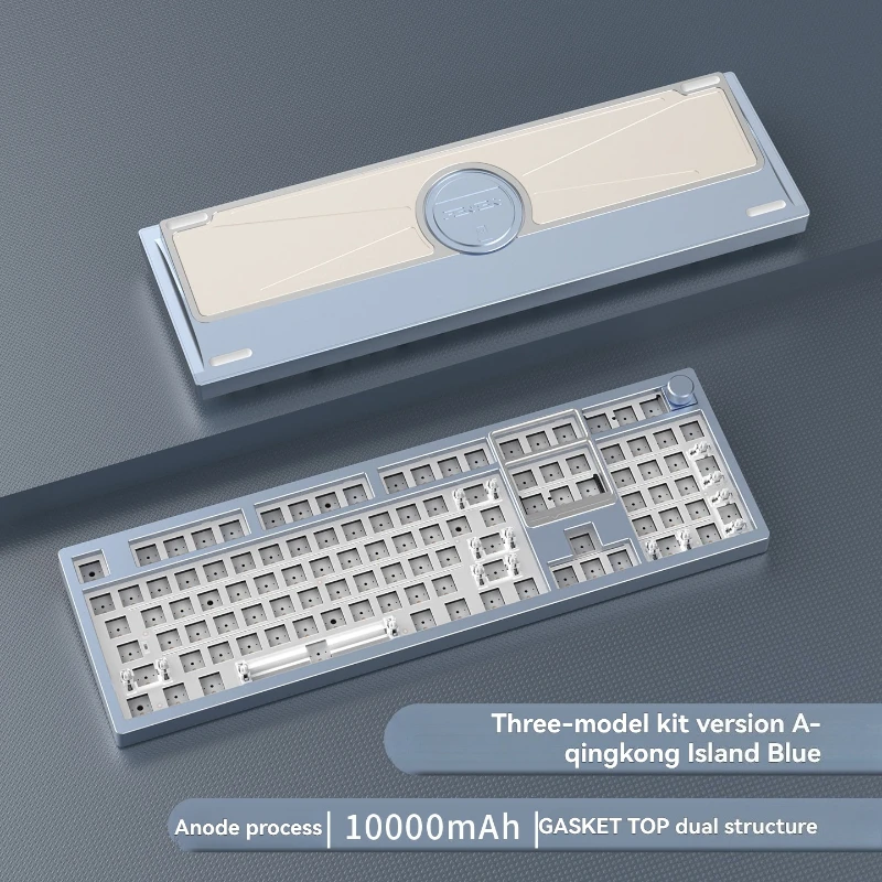 

G108 Mechanical Keyboard Kit Wireless Tri-mode RGB Hot-Swap CNC Aluminium Customized Office Gaming Ergonomic Keyboard Kit Gift