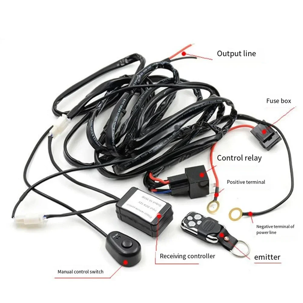 

For ATVs And SUVs Remote Control Switch 1200W Relay Control 12V 24V Relay Switch For Vehicles Anti-corrosion Material
