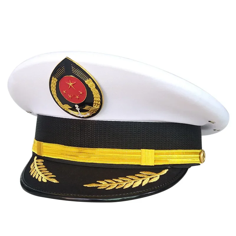 Military Hats for Men US Navyer Visor Cap Marines Cadet Caps Militar Army Accessories Gorra Militar Sailor Captains Hat