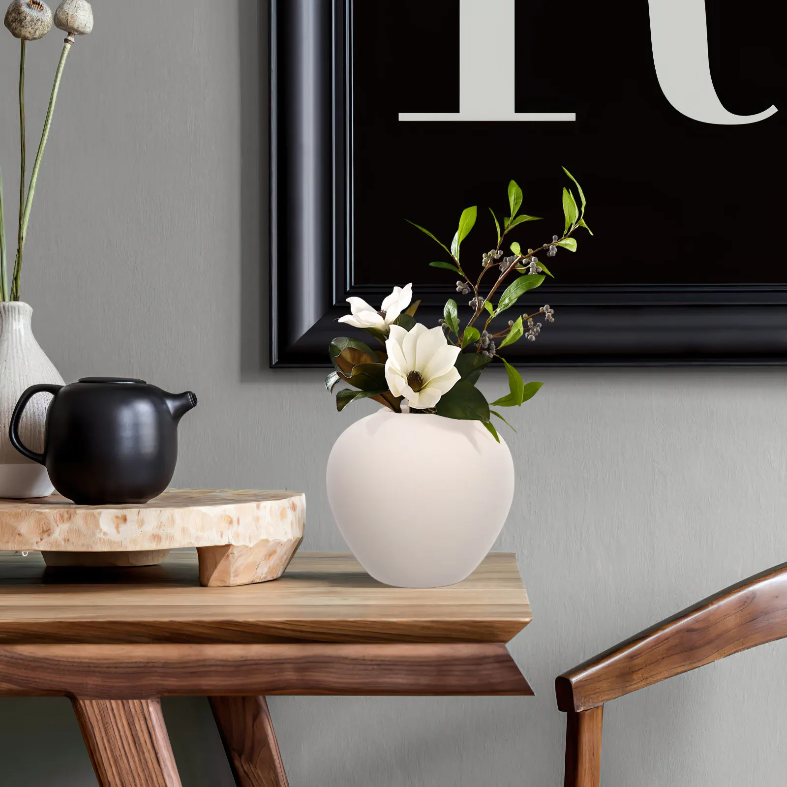 

Premium Quality Ceramic Vase Smooth Finish Ideal for Dried Flowers Fresh Arrangements Decorative Plant Pot Ceramic Floral Vase