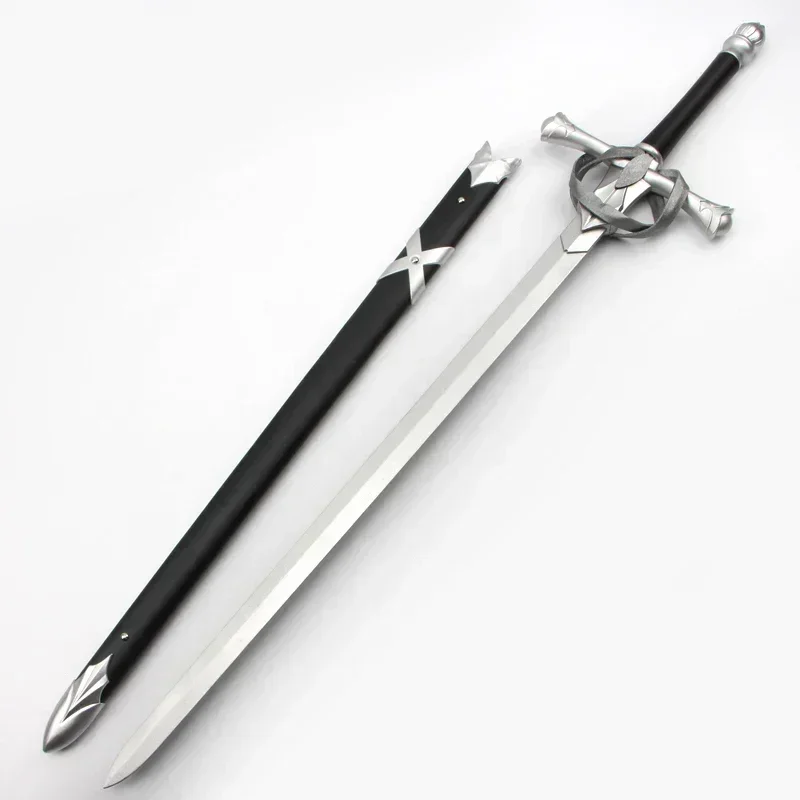 

Fate Stay Night Saber Arthur Pendragon Black White Excalibur 115cm Sword weapon wooden Cosplay Costume toy